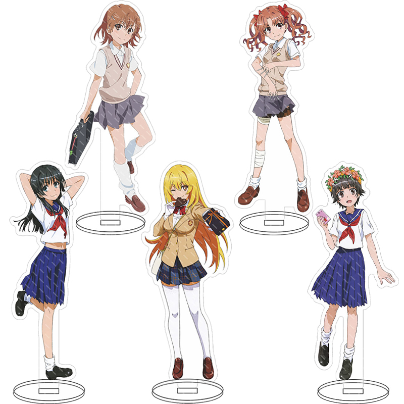 Merchandise Anime - 16CMアニメフィギュア 機動戦士レールガン ‌ 御坂美琴 白井黒子 宇髄かずら