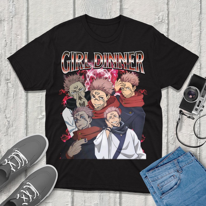 Premium Anime Merchandise - Sukuna Jujutsu-Kaisen Tシャツ ストリートウェア プレミアム品質アパレル fanmerch