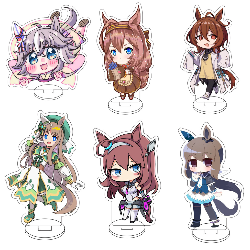 Cute Anime Merchandise - 10 センチメートルアニメウマ娘: プリティーダービー オグリキャップ メジロマックイーン サトノダイヤモンド