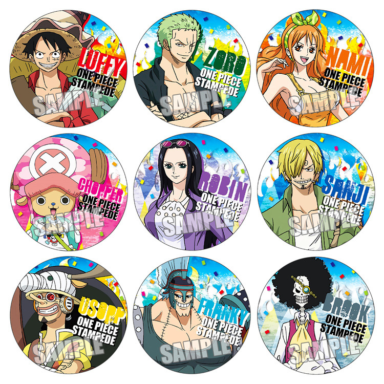 Zoro Anime Merchandise - ワンピース フィルム スタンプエード アニメ バッジ ピン