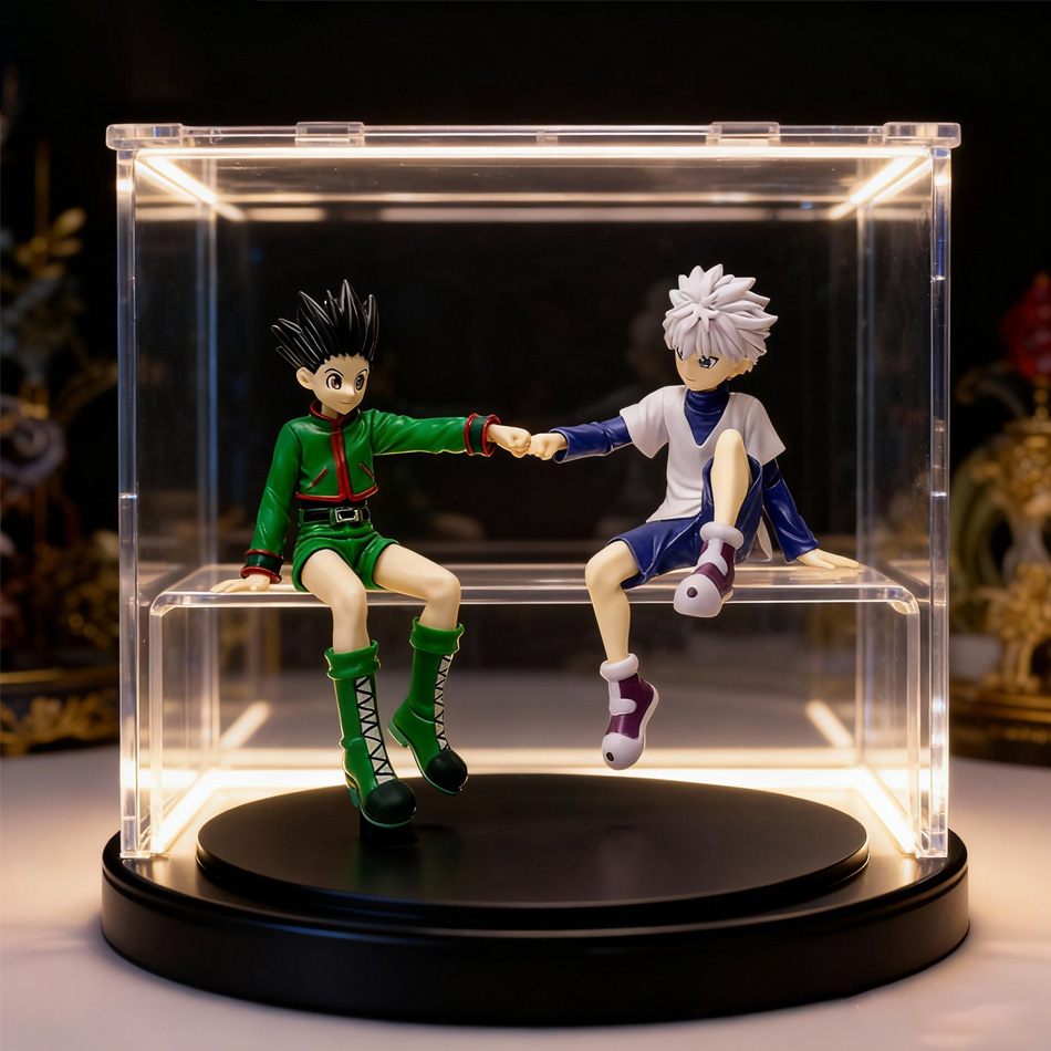 Premium Anime Merchandise - プレミアムPVCトレンドアイテム - バイナルアニメグッズフィギュア - ゴン＆キルア 車/PCケース/部屋飾りモデル、ファンのための最良の選択