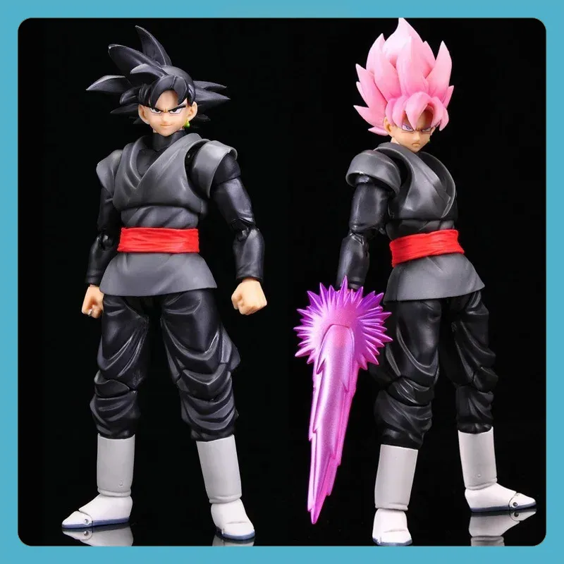 Anime Merchandise Figure - 新しいドラゴンボール黒悟空ザマスアニメアクションフィギュア超サイヤ人映画版 Dbz モデル複数のアクセサリー付きおもちゃギフト
