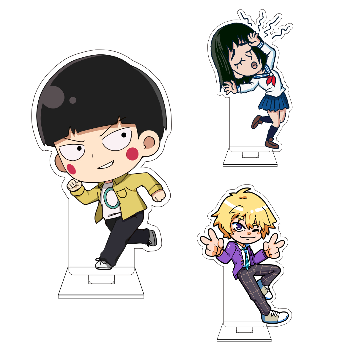 10CMアニメ モブサイコ 百 コスプレ かわいいアクリルフ - Cute Anime Merchandise のレビューと価格