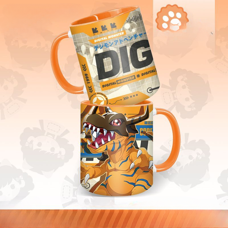デジモンアニメキャラクターグッズ漫画ガブモンディルモンアグモ - Anime Merchandise Mugs のレビューと価格