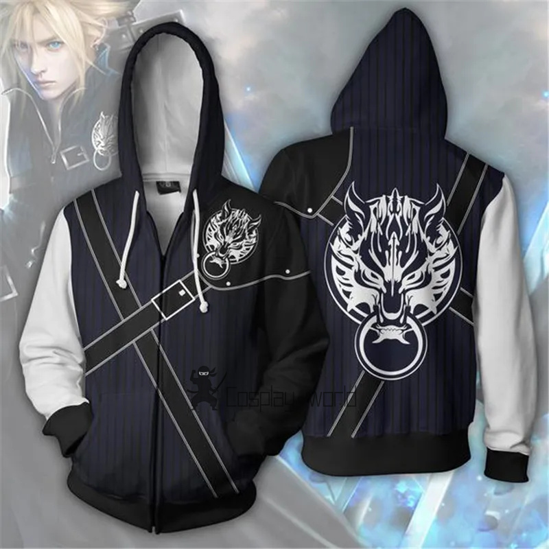 ファイナルファンタジーコスプレパーカージッパー制服ユニセック - Merchandise Anime のレビューと価格