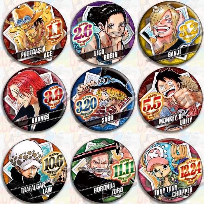 ワンピースアニメバッジセット公式グッズ2020誕生日コレクシ - Zoro Anime Merchandise のレビューと価格