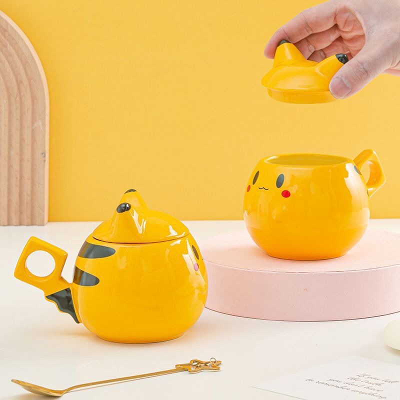 クリエイティブなピカチュウ360MLハウス型セラミックマグカ - Anime Merchandise Mugs のレビューと価格