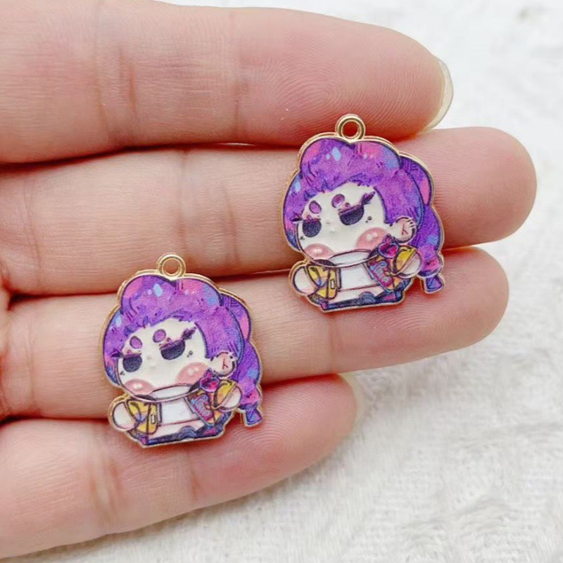 10 個漫画アニメペンダントオイルドロップ合金 DIY イヤ - Anime Merchandise Accessories のレビューと価格