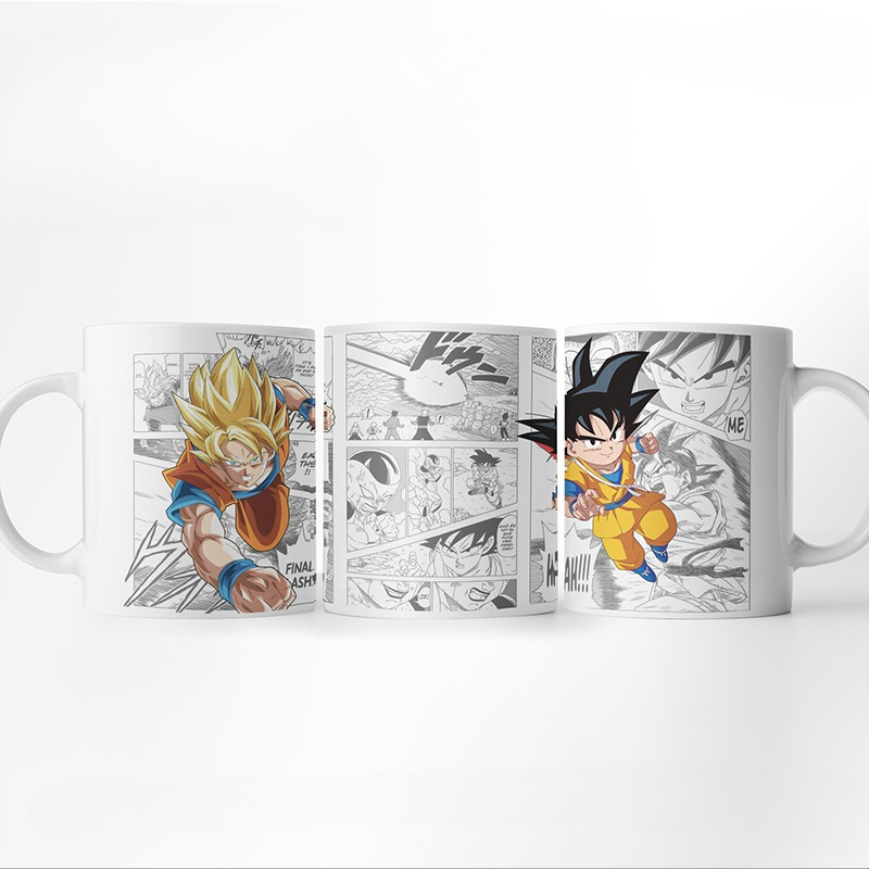 新しいドラゴンボール孫悟空アニメグッズ漫画柄セラミックマグ、 - Anime Merchandise Mugs のレビューと価格