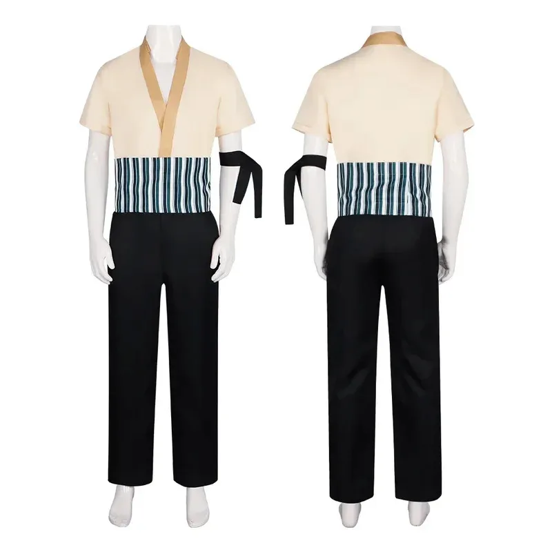 アニメ実写版ロロノア・ゾロコスプレ衣装シャツパンツ衣装ファン - Zoro Anime Merchandise のレビューと価格