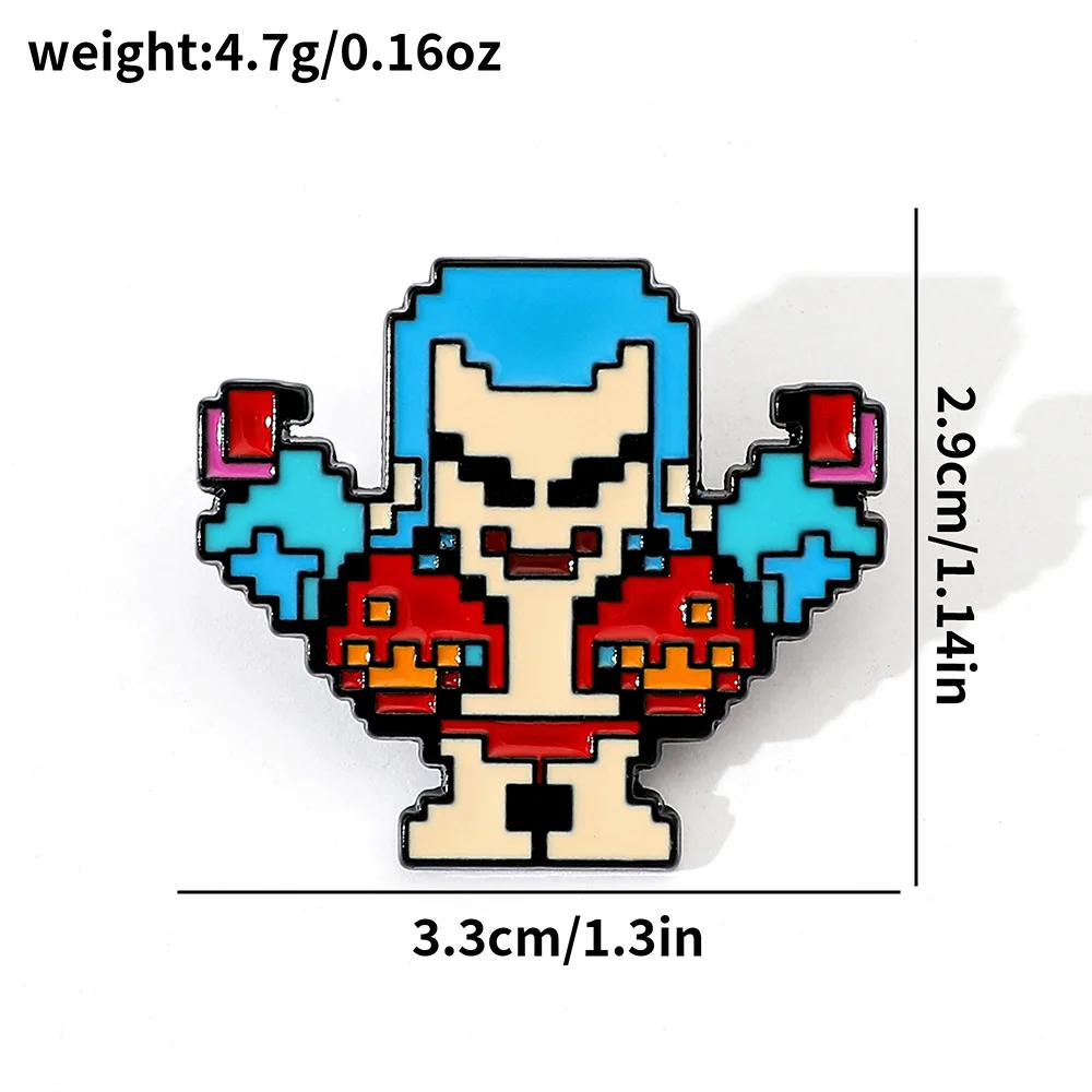 5 個の創造性ピクセルスタイルブローチアニメルフィチョッパー - Enamel Pin Set のレビューと価格