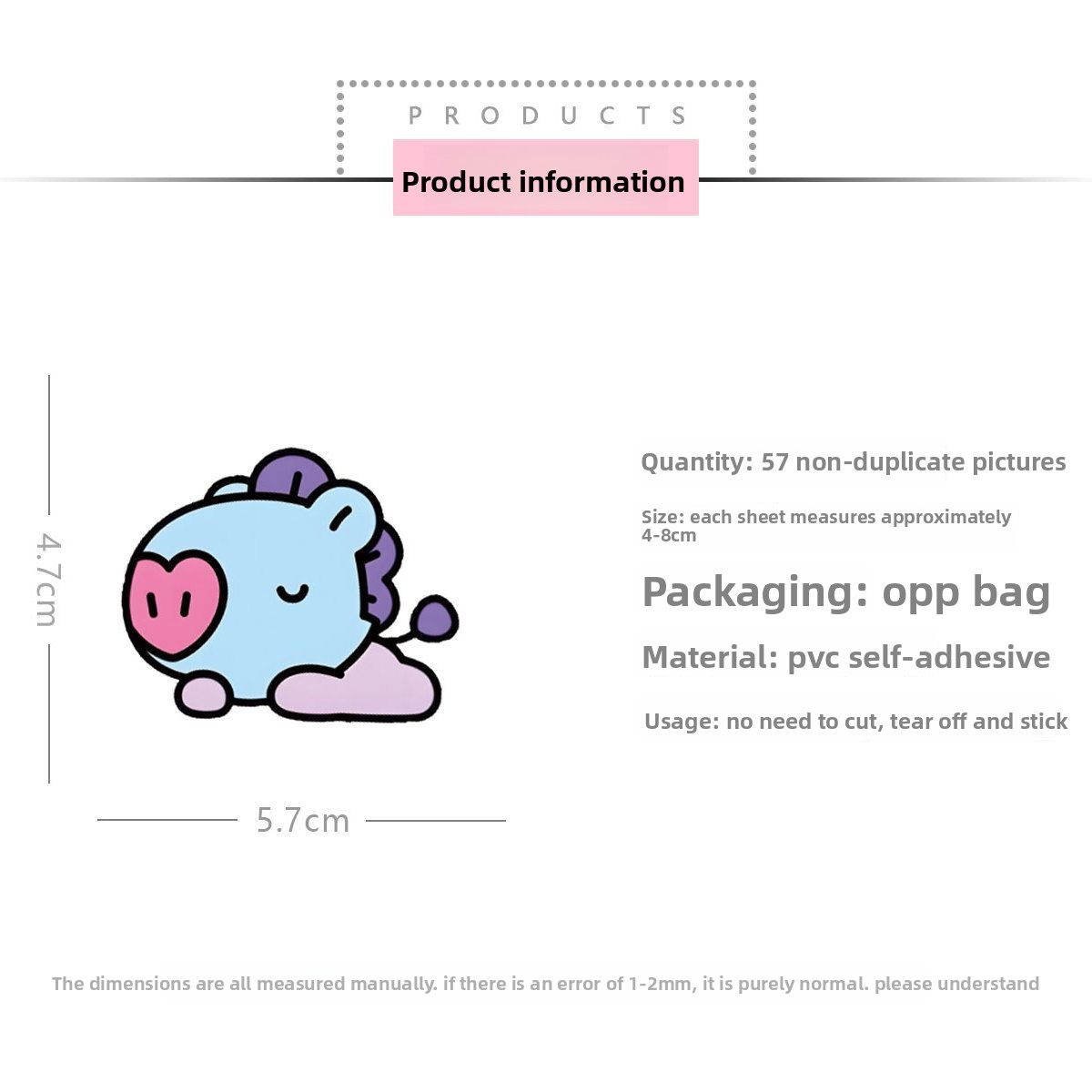 BT21アニメグッズ漫画かわいいステッカーカードカワイイ学生 - Anime Merchandise Mugs のレビューと価格