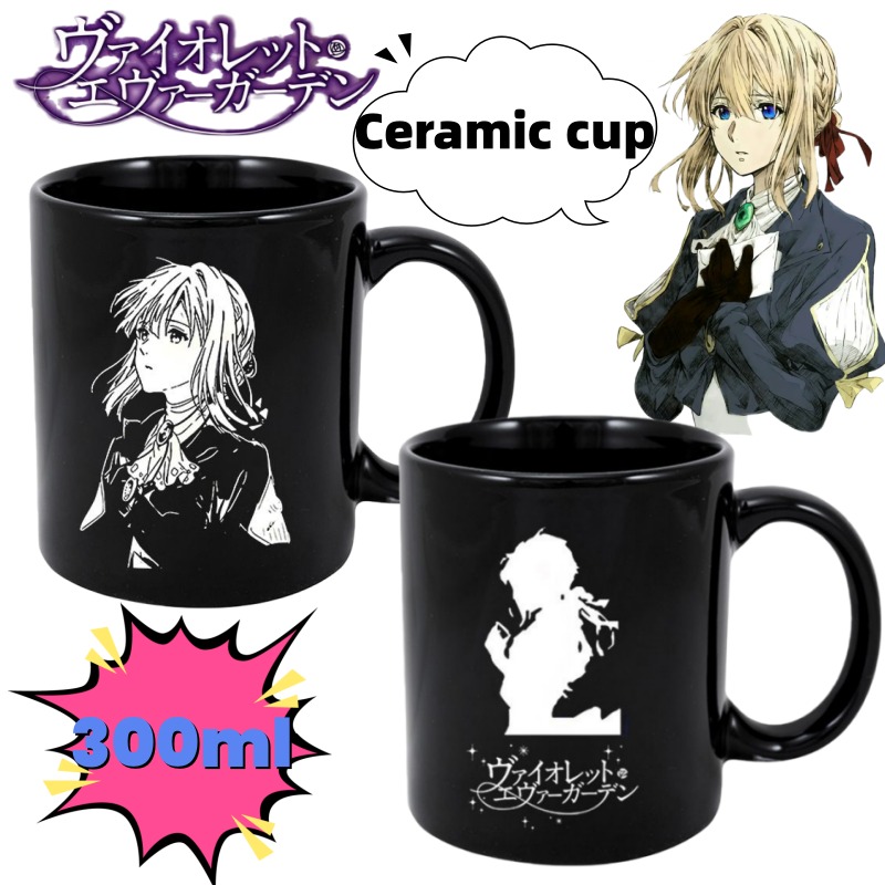 新しいヴァイオレット・エヴァーガーデン ミニマリスト個性派ア - Anime Merchandise Mugs のレビューと価格