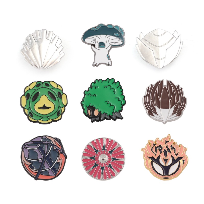 ホロウナイト合金製ドリップオイルエナメルブローチバッジ、装飾 - Enamel Pin Set のレビューと価格