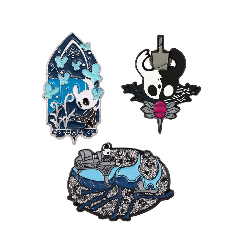 ホロウナイト合金製ドリップオイルエナメルブローチバッジ、装飾 - Enamel Pin Set のレビューと価格