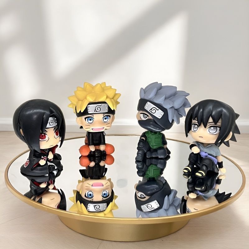 ナルト漫画かわいいフィギュアモデルカワイイ2Dちび人形車飾り - Cute Anime Merchandise のレビューと価格