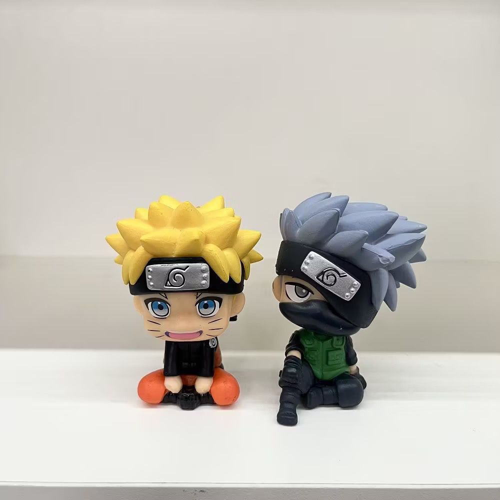 ナルト漫画かわいいフィギュアモデルカワイイ2Dちび人形車飾り - Cute Anime Merchandise のレビューと価格