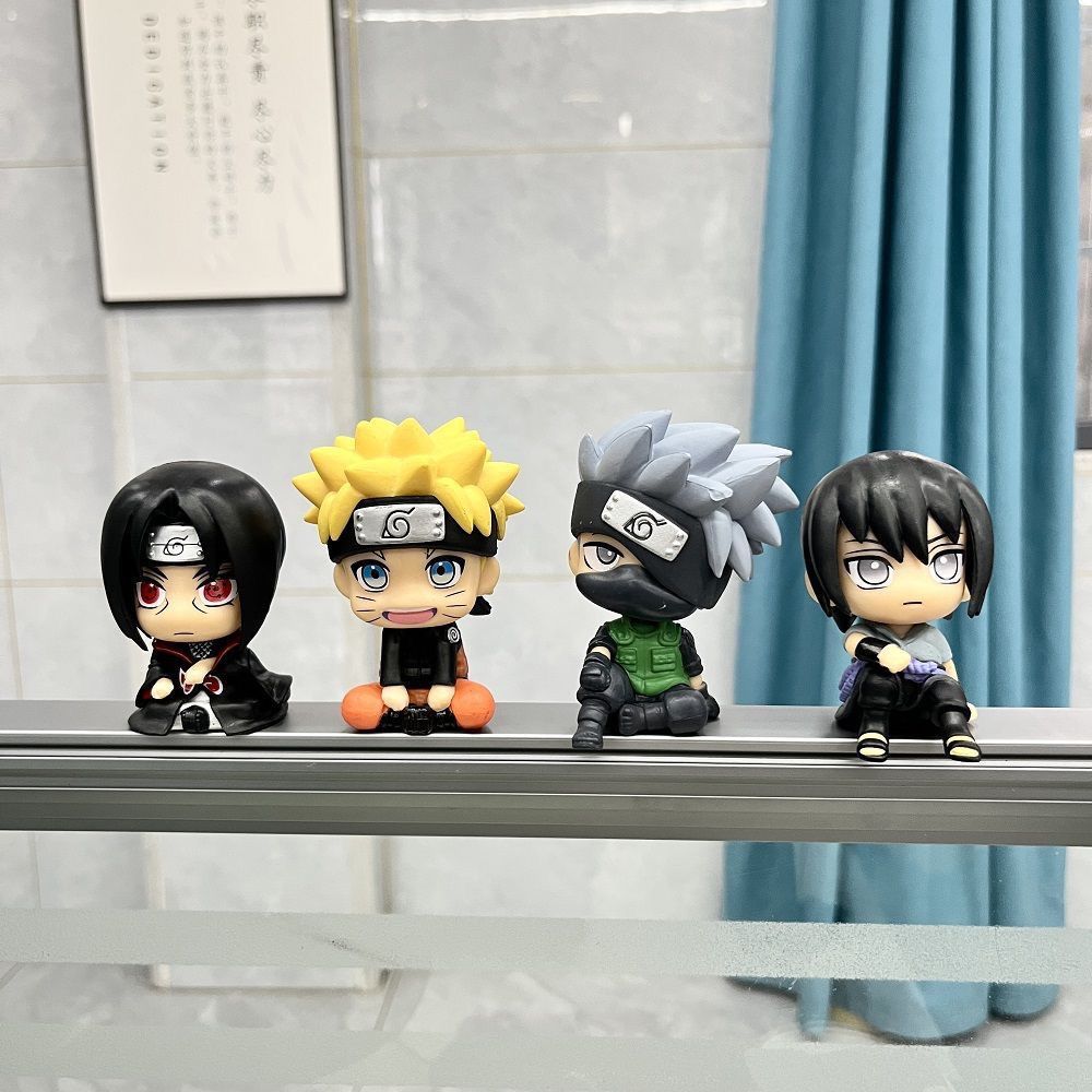 ナルト漫画かわいいフィギュアモデルカワイイ2Dちび人形車飾り - Cute Anime Merchandise のレビューと価格