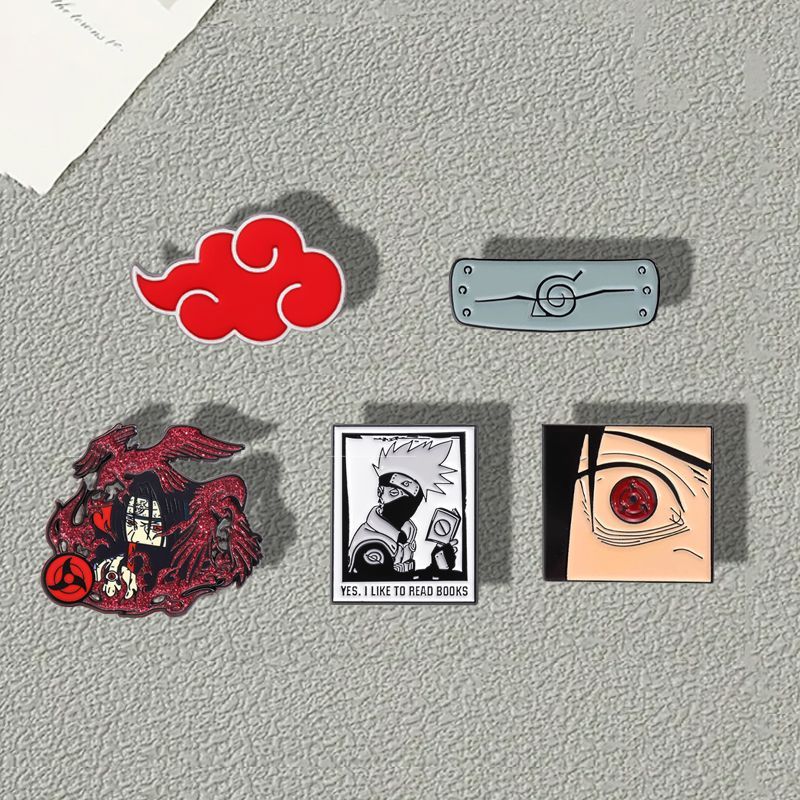 ナルト疾風伝アニメグッズメタルバッジバックパックアパレルカカ - Premium Anime Merchandise のレビューと価格