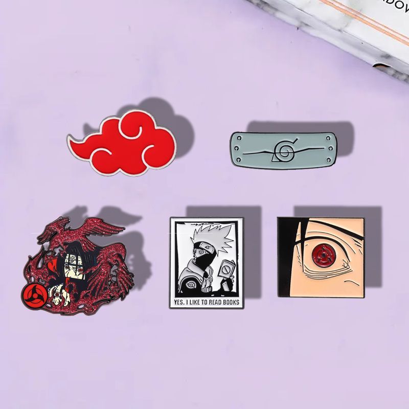 ナルト疾風伝アニメグッズメタルバッジバックパックアパレルカカ - Premium Anime Merchandise のレビューと価格
