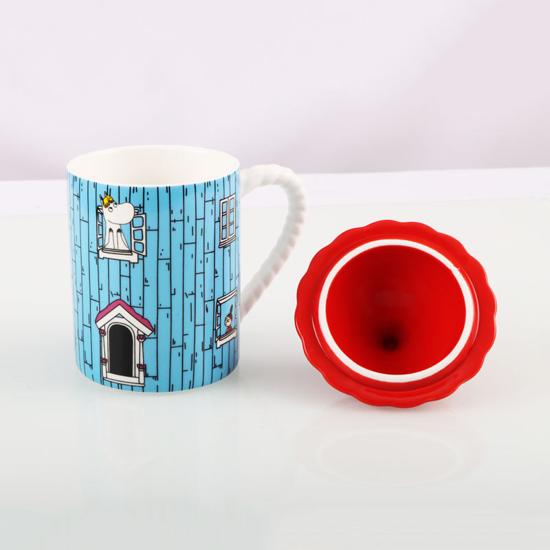 クリエイティブなムーミンハウスセラミックマグカップアニメアク - Anime Merchandise Mugs のレビューと価格